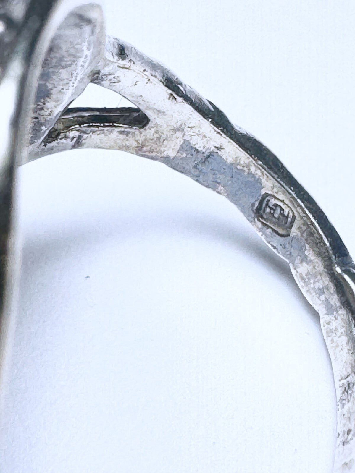 Ring 925er Silber Größe 50 Grüner Cabochon 6,38g2