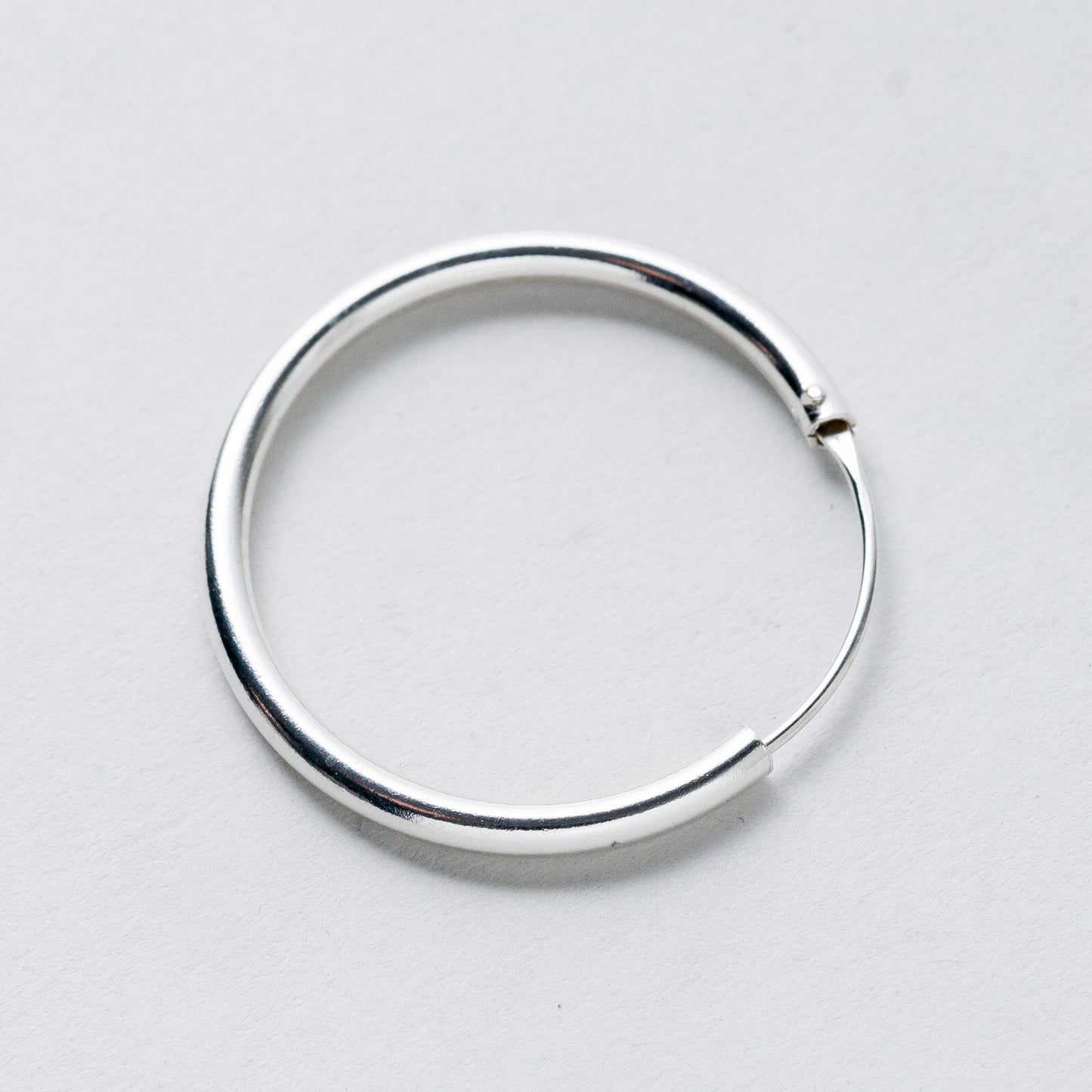Einzelner Ohrring Creole Silber 925 1,78 g1
