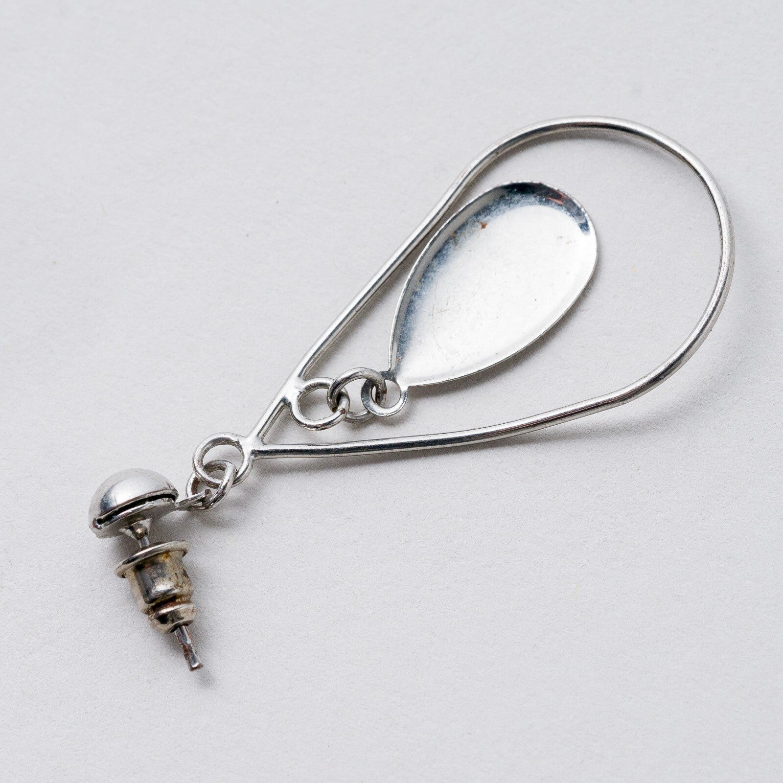 Einzelner Ohrring Hängeohrring Silber 1,55 g5