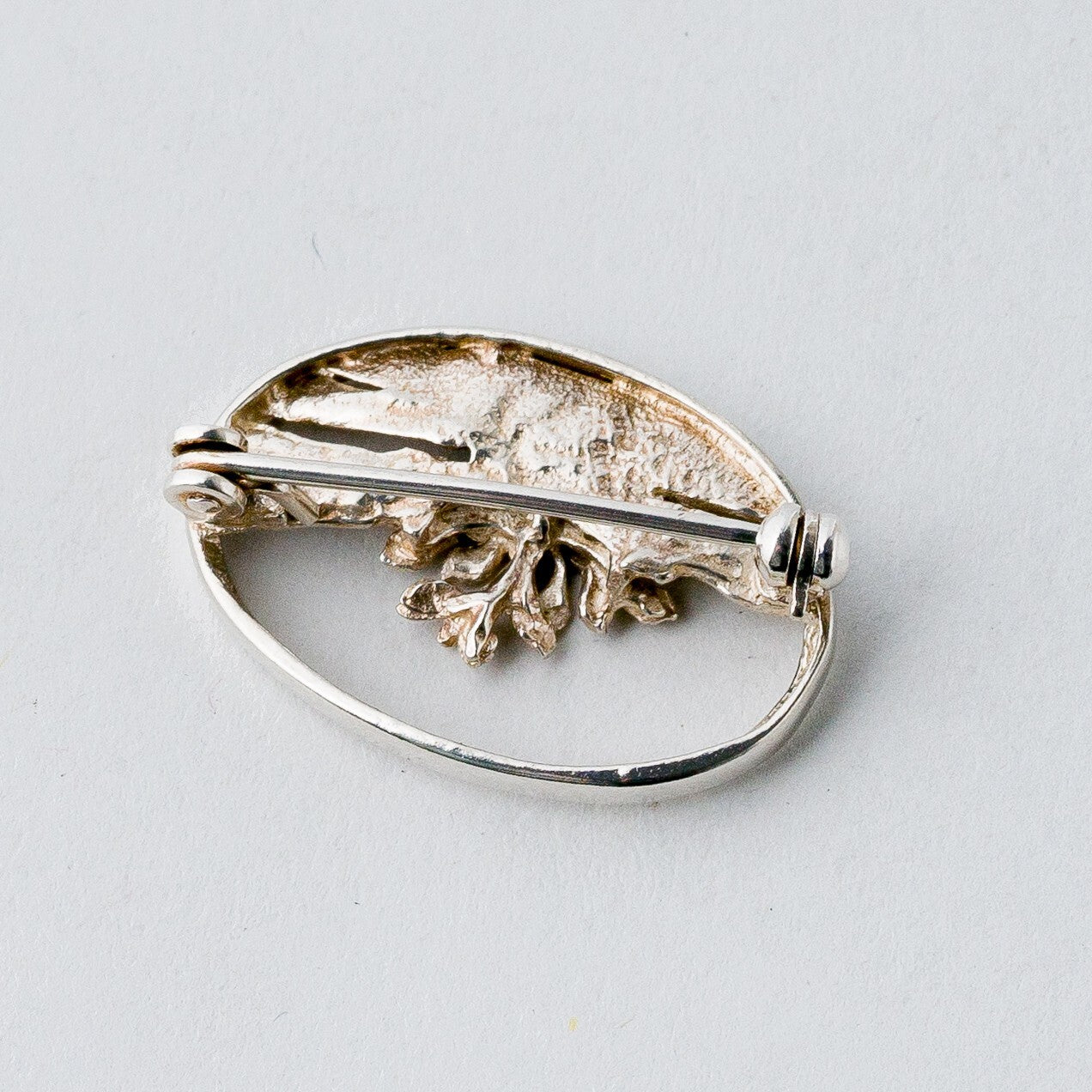 Silber Brosche Spange Baum 3,35 g4