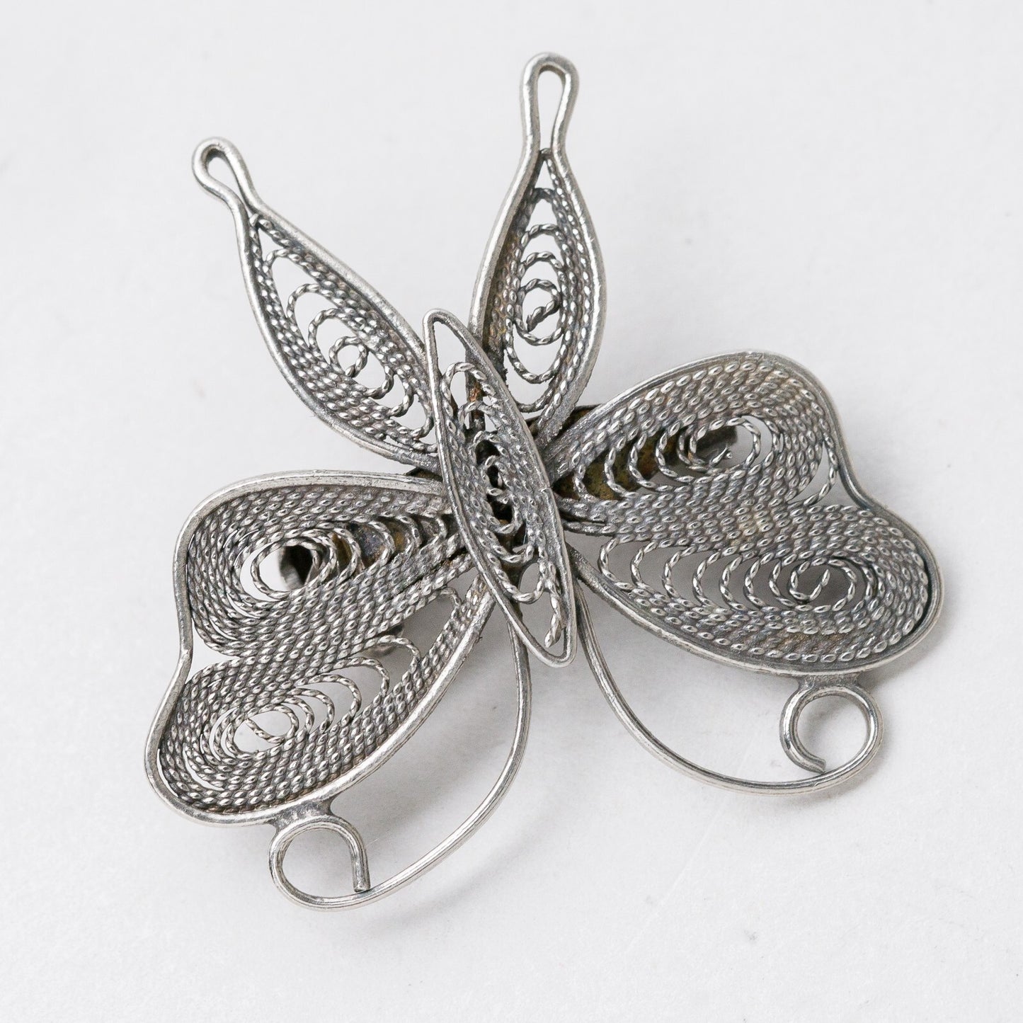 Brosche Silber Schmetterling filigran 3,2 cm 3,33 g1