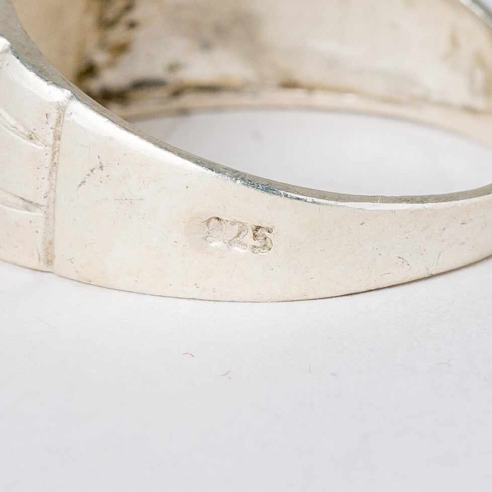 Silber Ring 925 Größe 60 (19,1 mm Ø) 4,4 g5