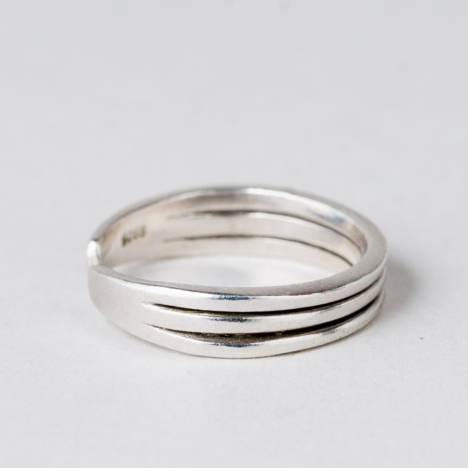 Silber Ring 925 Größe flexibel ca. 49 2 g4