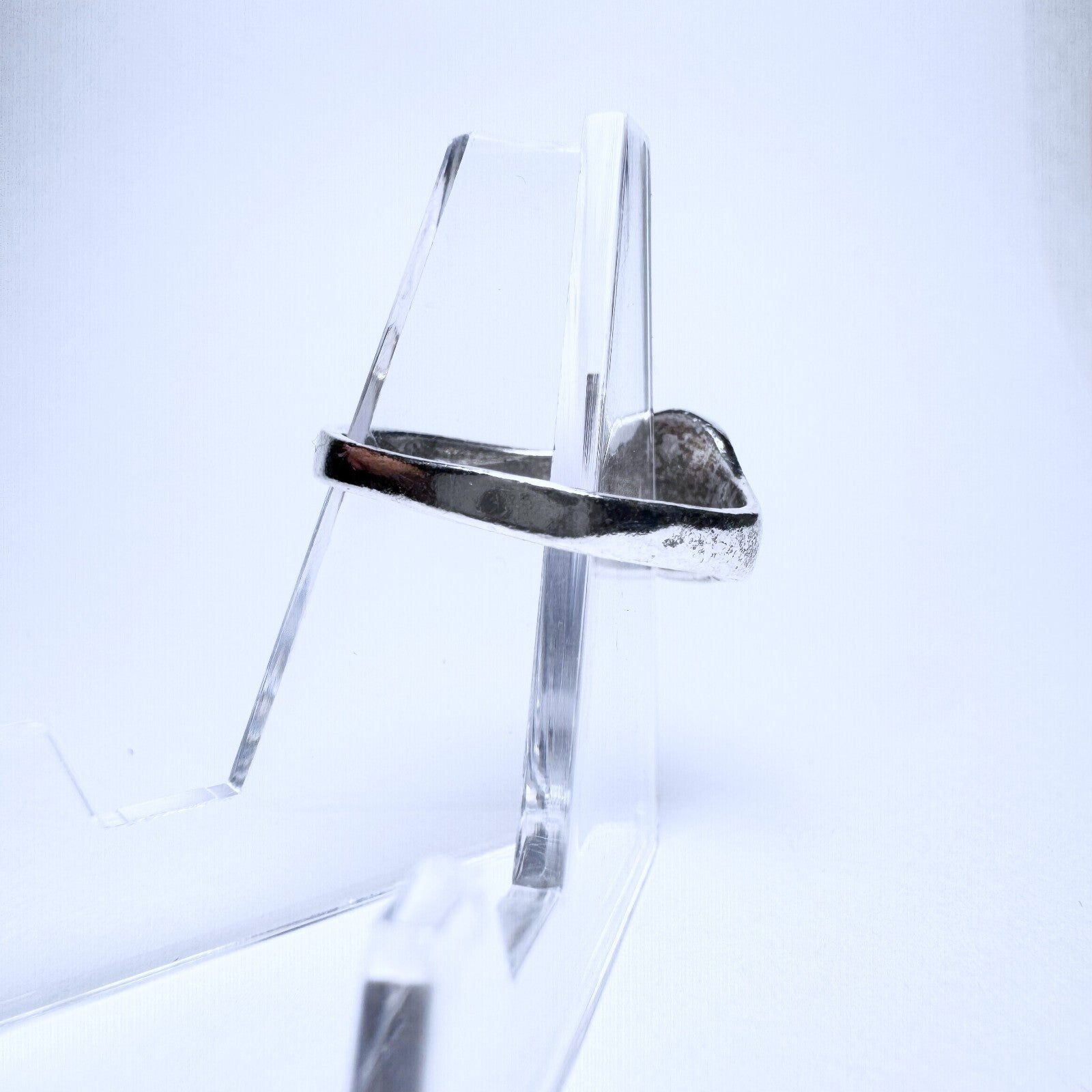 Ring 925er Silber Größe 59 mit hellblauem Stein 3,06g3