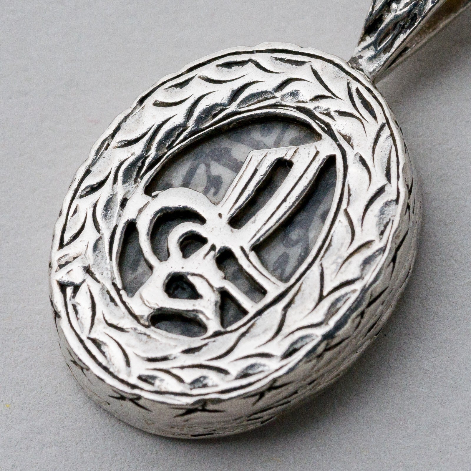 Silber Anhänger Kettenanhänger 925 Arabisch 3,67 g10