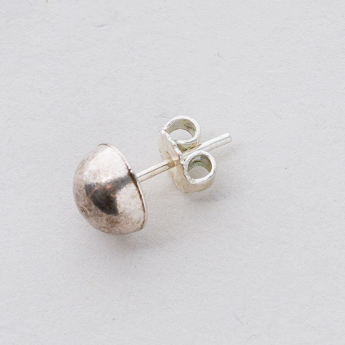 Ohrringe Ohrstecker Silber Halbkugel 1,22 g5