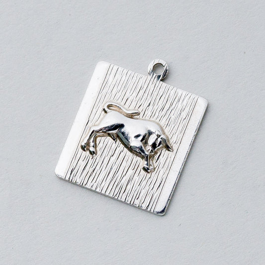 Silber Anhänger Kettenanhänger 925 Sternzeichen Stier 2,07 g0