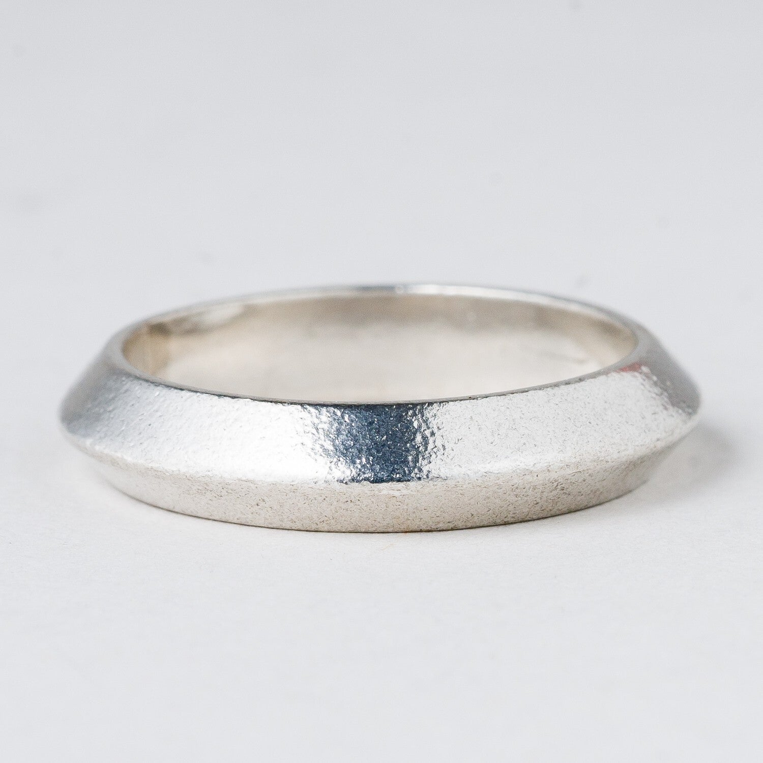 Silber Ring 925 Größe 58 (18,4 mm Ø) 5,45 g0