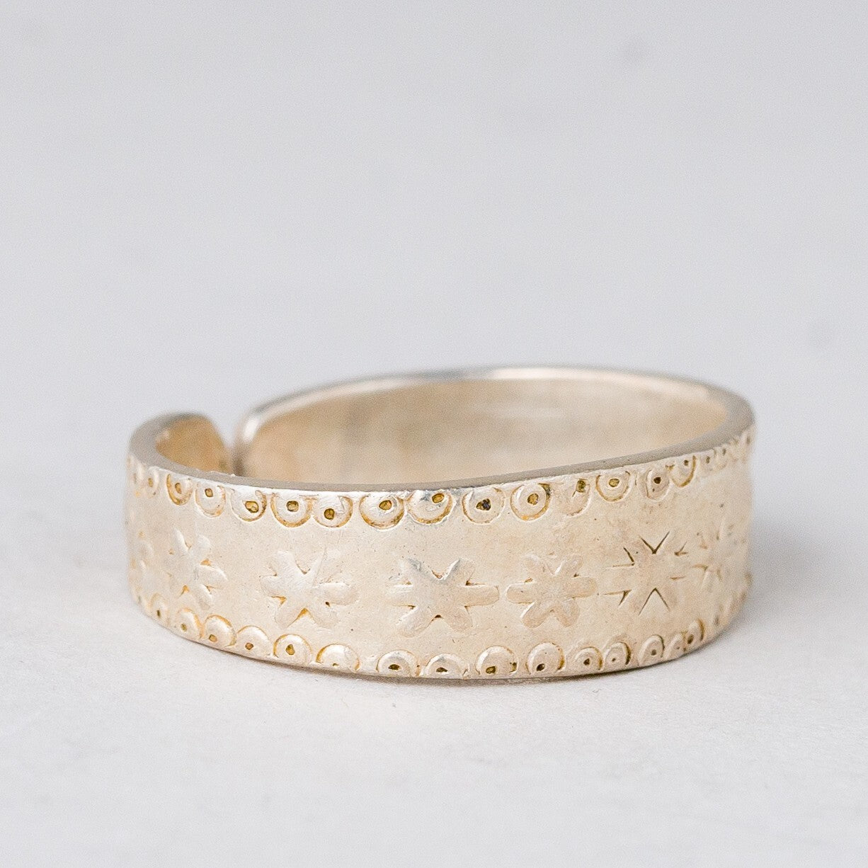 Ring 2,1 g 925er Silber Größe flexibel ca. 472