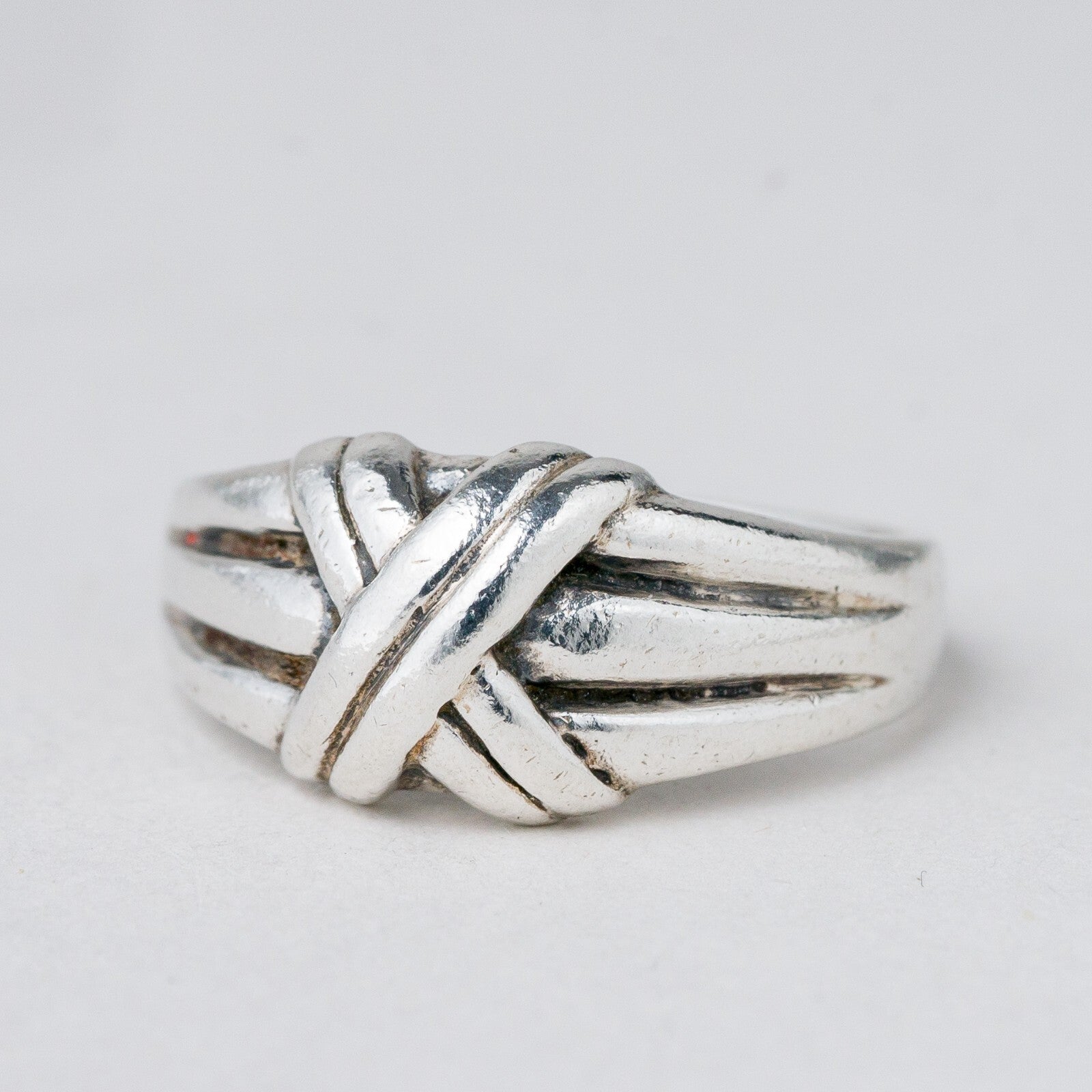 Silber Ring 925 Größe 61 (19,4 mm Ø) 5,45 g0