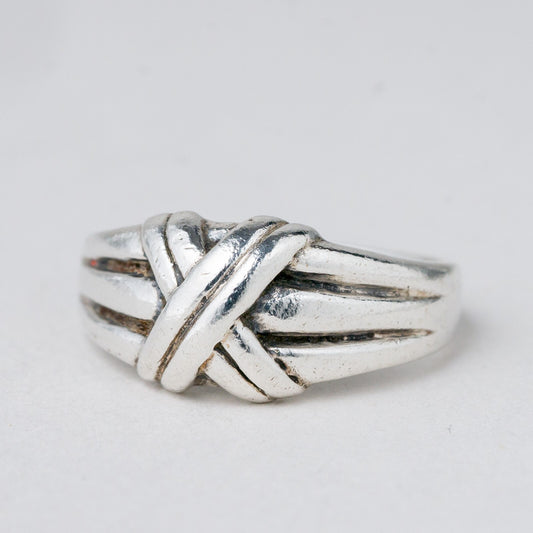 Silber Ring 925 Größe 61 (19,4 mm Ø) 5,45 g0