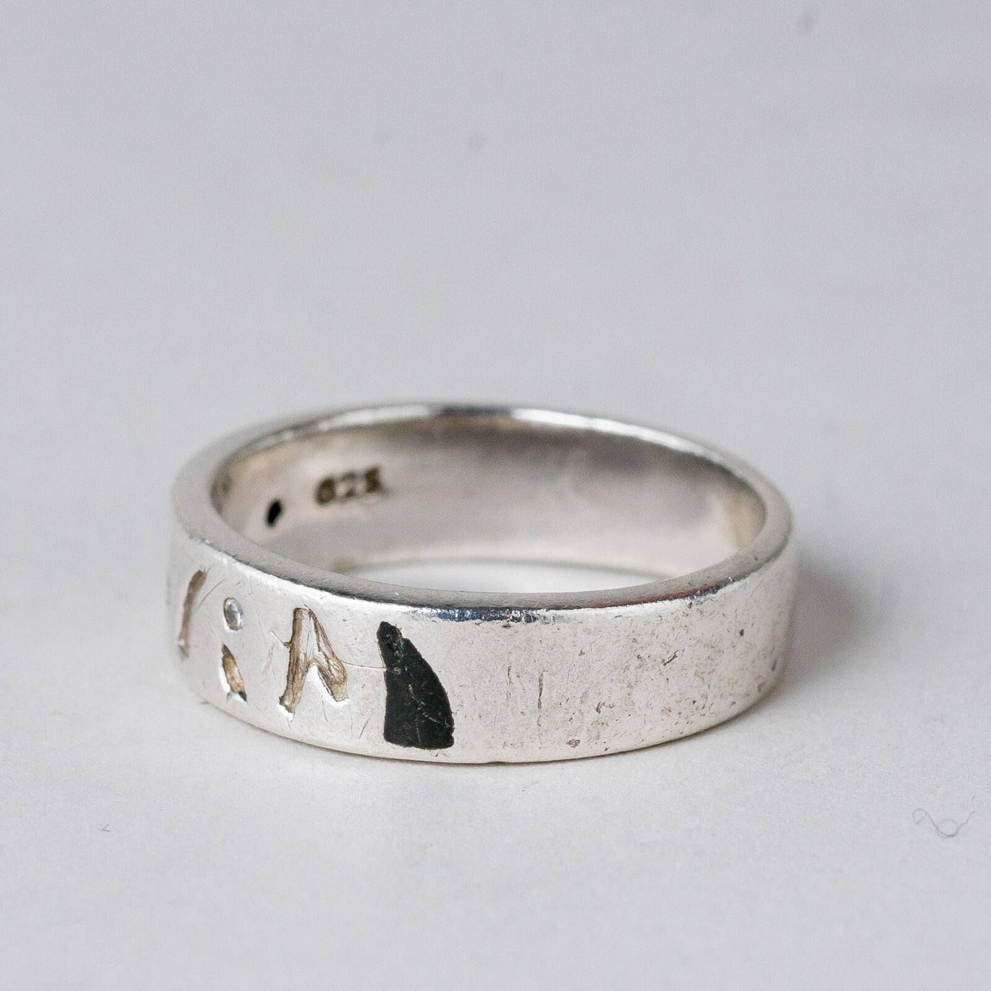 Silber Ring 925 Größe 54 (17,2 mm Ø) 4,89 g1