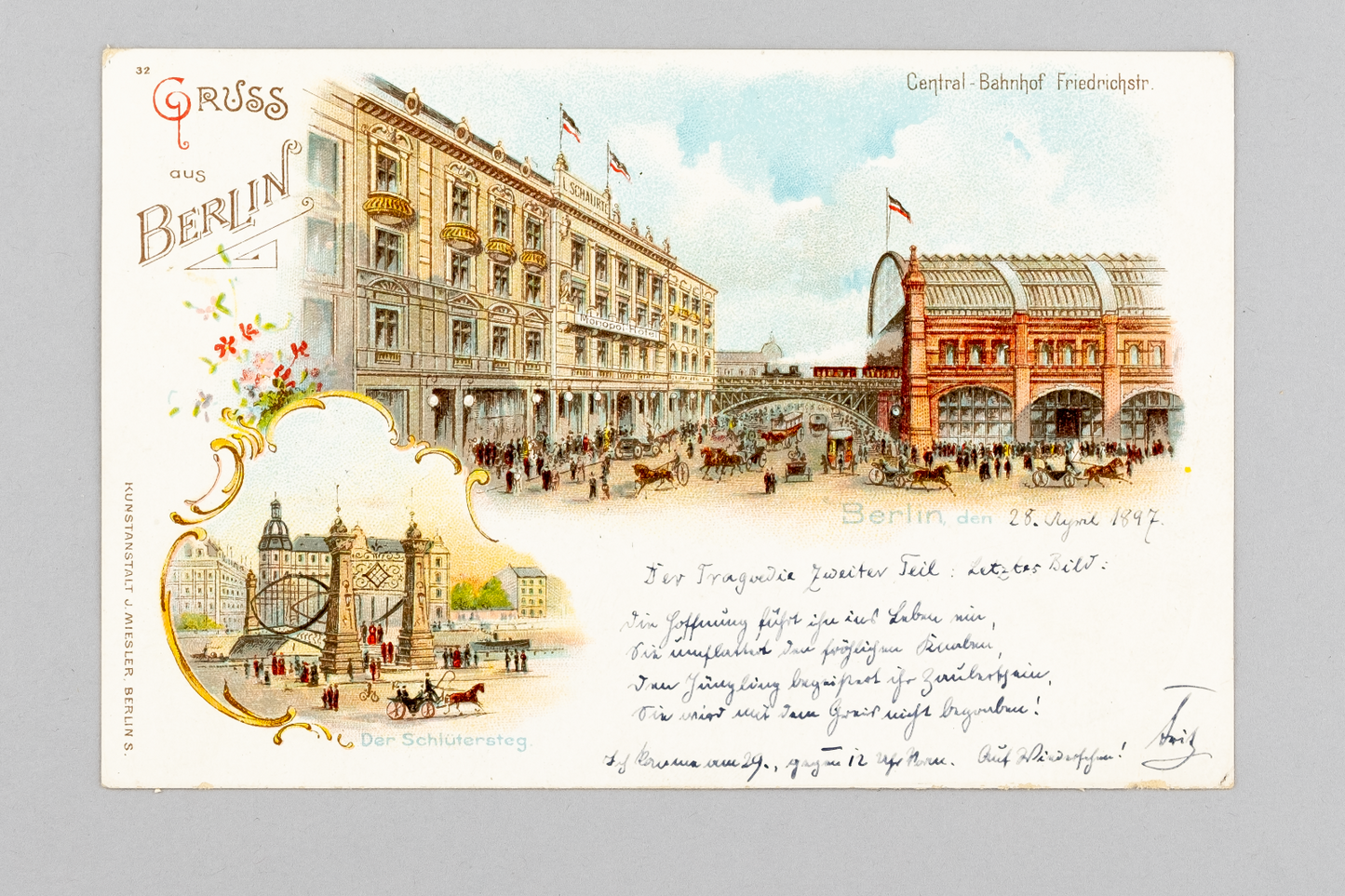 Ansichtskarte Gruss aus Berlin Friedrichstraße 18970