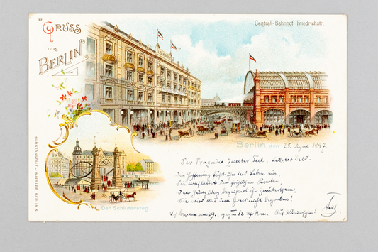 Ansichtskarte Gruss aus Berlin Friedrichstraße 18970
