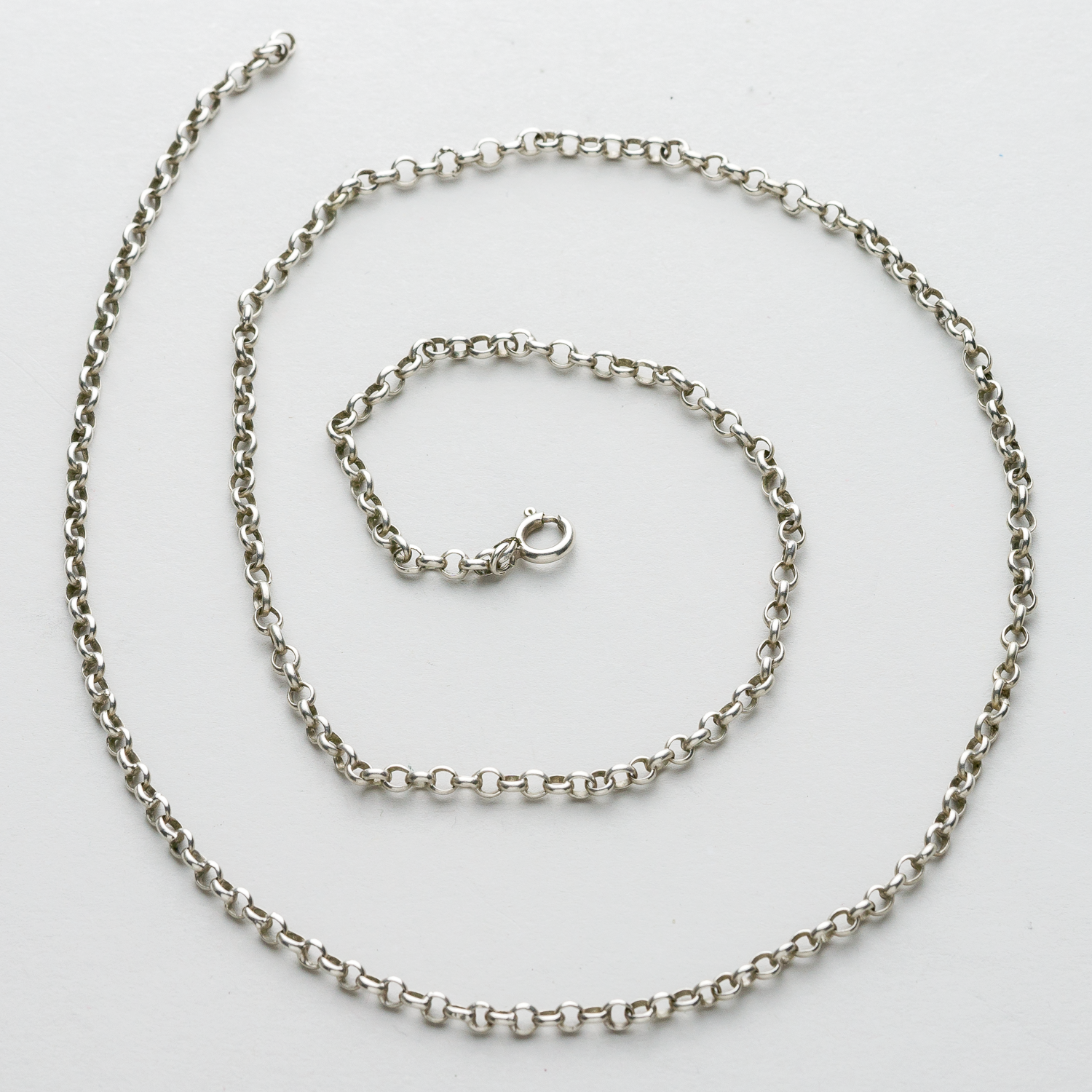 Halskette Ankerkette 2,9 mm  Silber 7,48 g 54 cm1