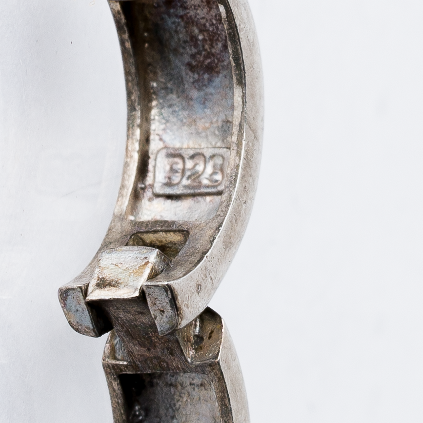 Einzelner Ohrring Huggie 925er Silber 1,27 g5