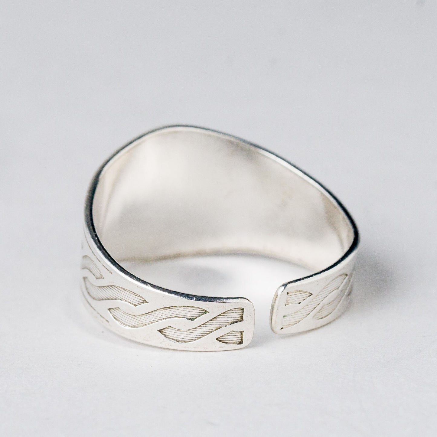 Silber Ring 830 Größe flexibel ca. 56 2,83 g2