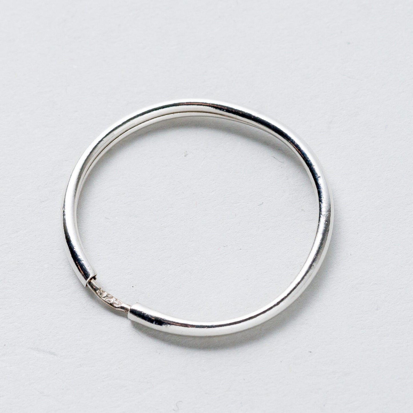 Einzelner Ohrring Creole Silber 925 0,68 g2
