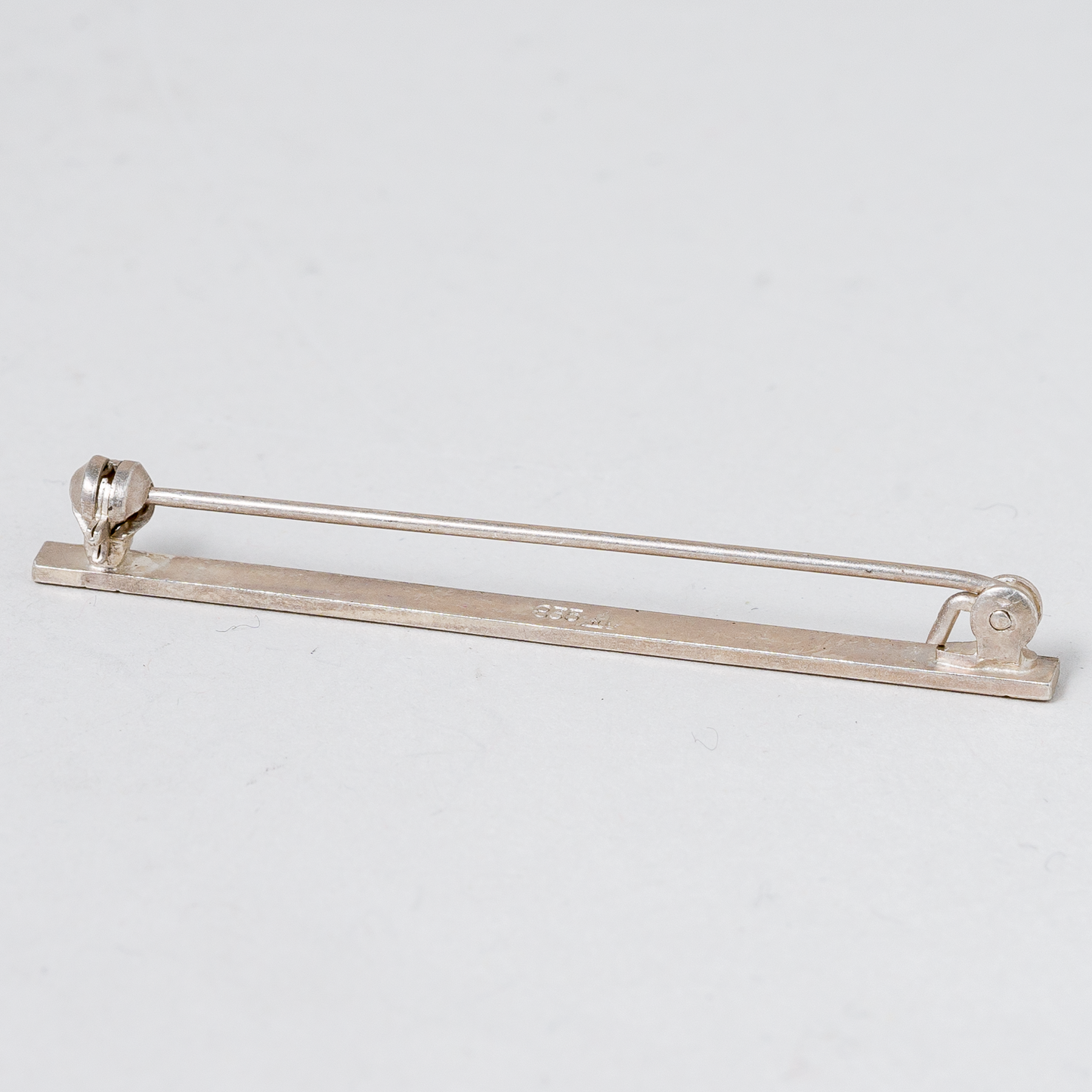 Brosche 835er Silber 2,24 g 5 cm1