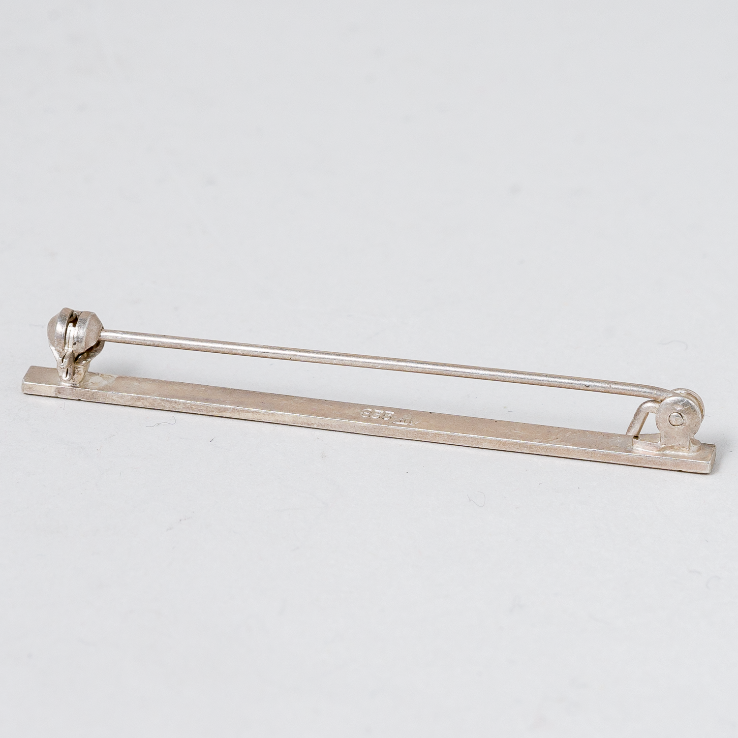Brosche 835er Silber 2,24 g 5 cm1