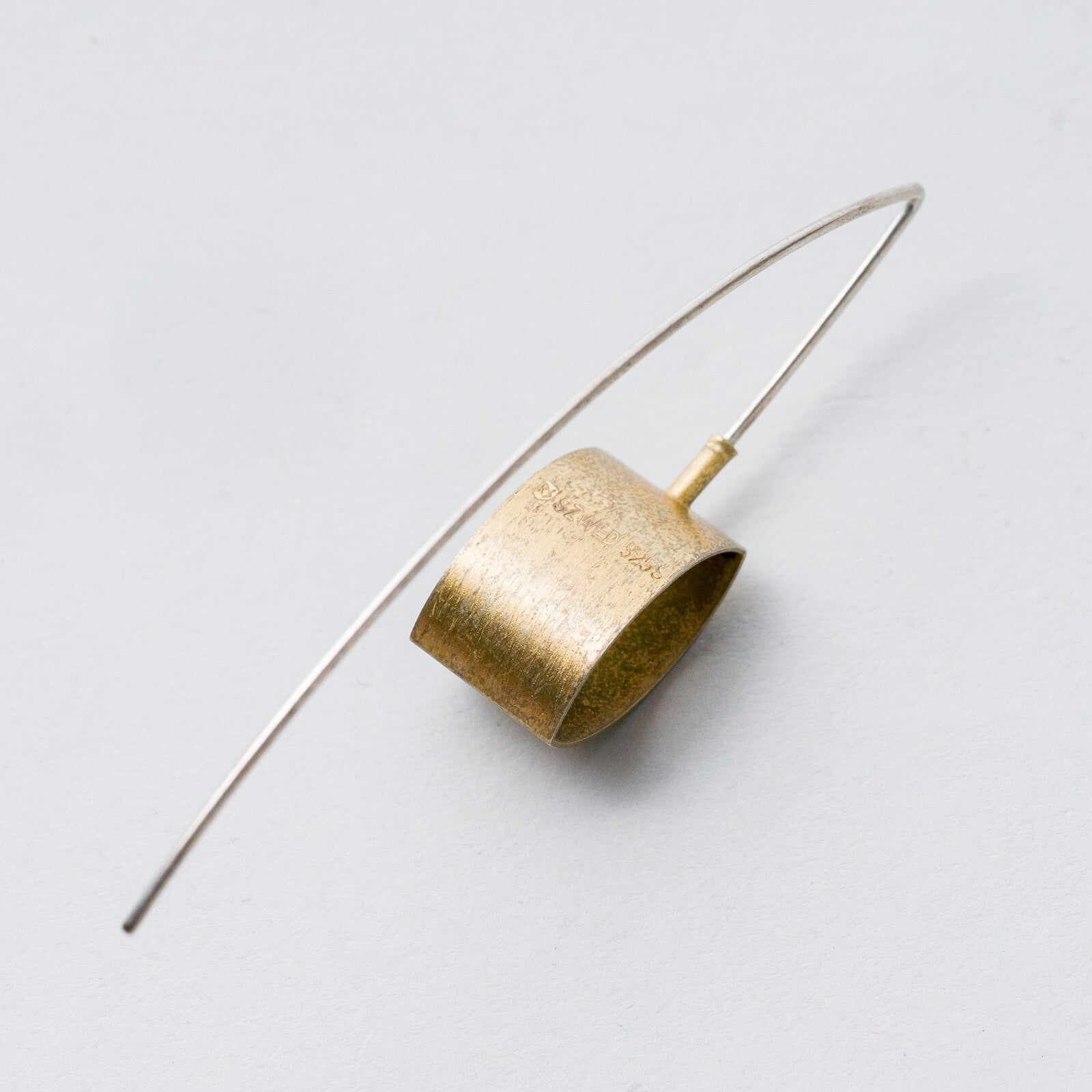 Einzelner Ohrring Hängeohrring Silber 925 2,2 g5