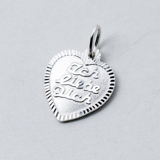 Anhänger 925 Silber Herz "Ich liebe dich" 1,8 cm 1,15 g0