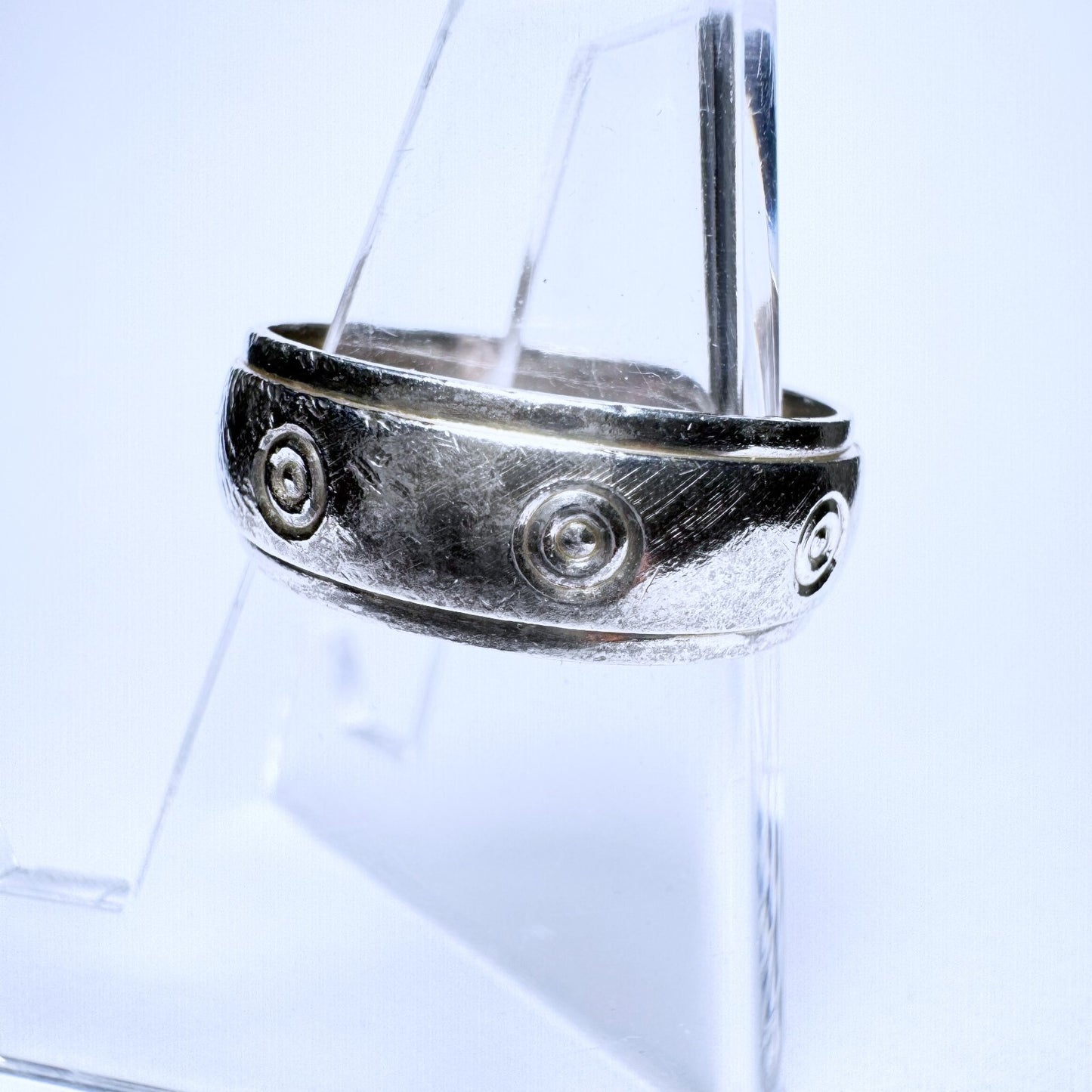 Ring 925er Silber Größe 58 genietet 4,98g2