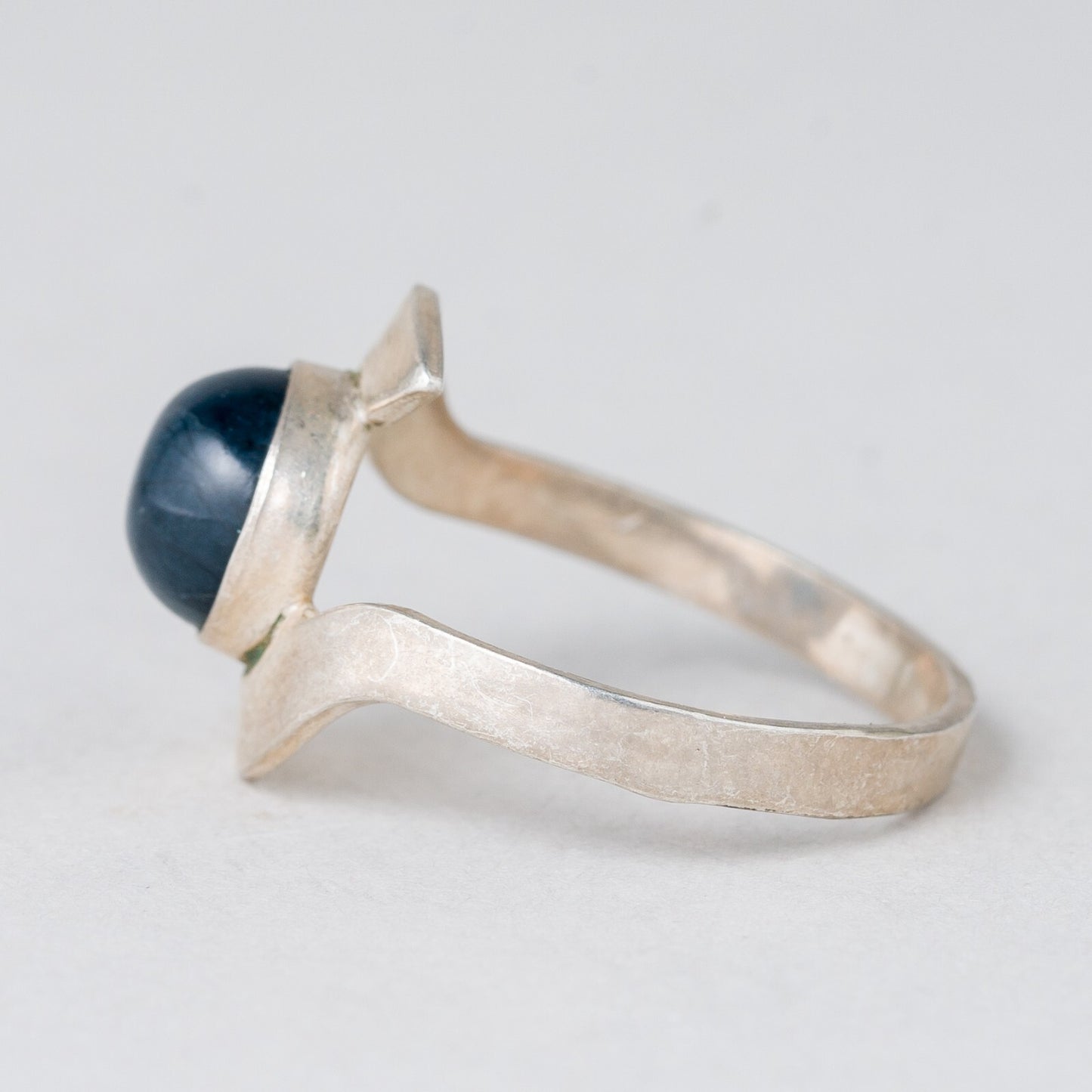 Ring Schwarzer Stein 2,53 g Silber Größe 55 (17,5 mm Ø)4