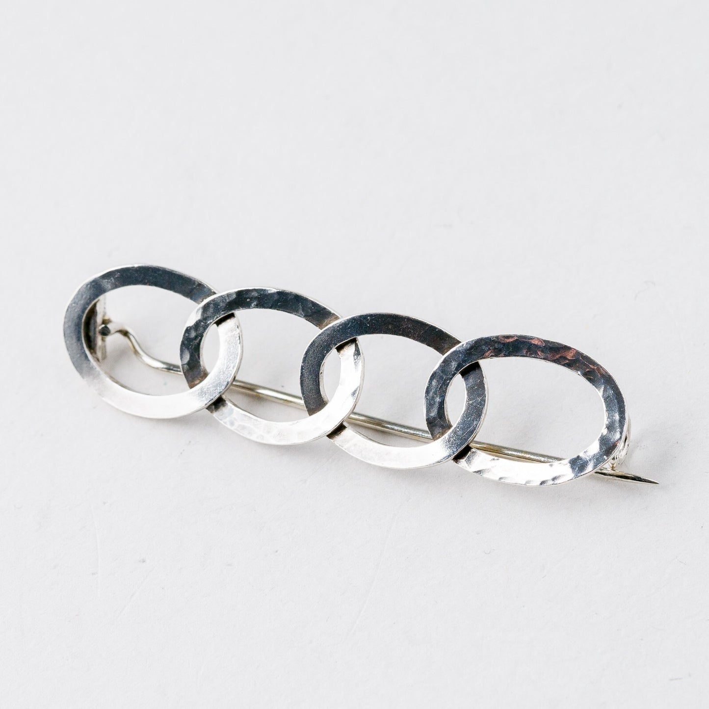 Silber Brosche 835 5,1 cm 3,89 g4