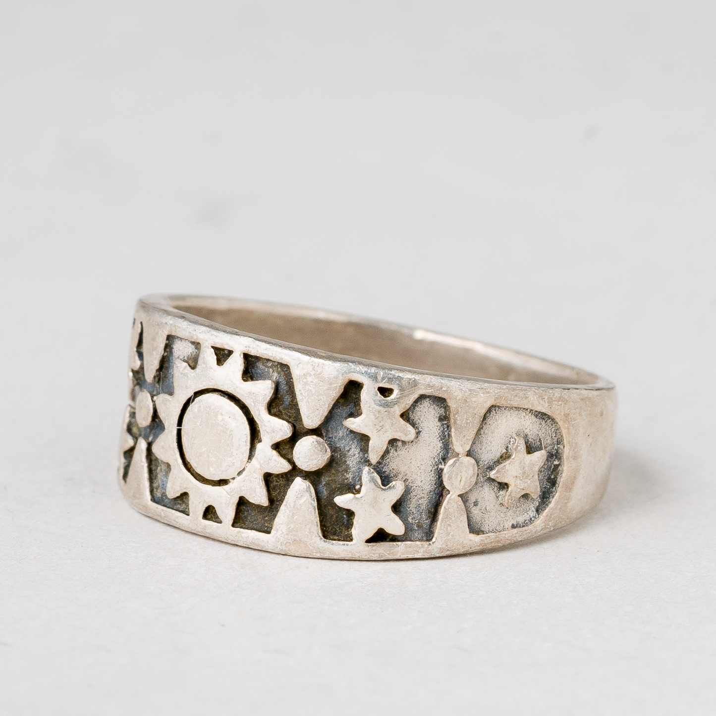 Ring 925er Silber 4,63 g Größe 56 (17,8 mm Ø)0
