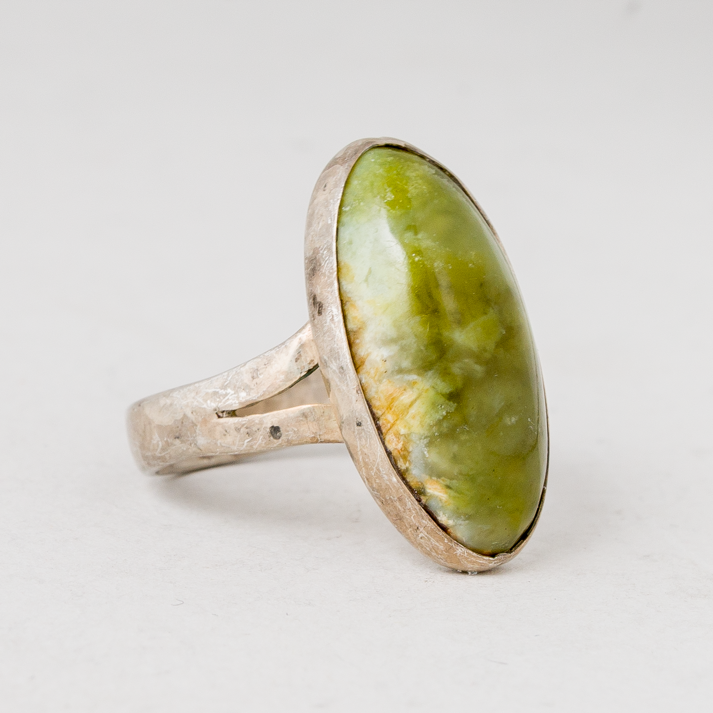 Ring Grüner Stein Silber 4,78 g Größe 54 (17,2 mm Ø)2