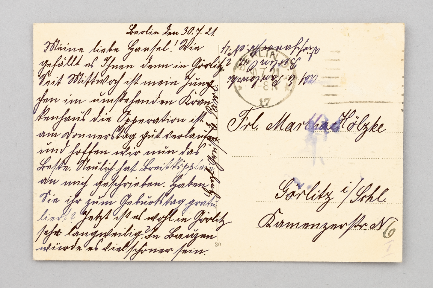 Ansichtskarte Berlin Virchow-Krankenhaus 19211