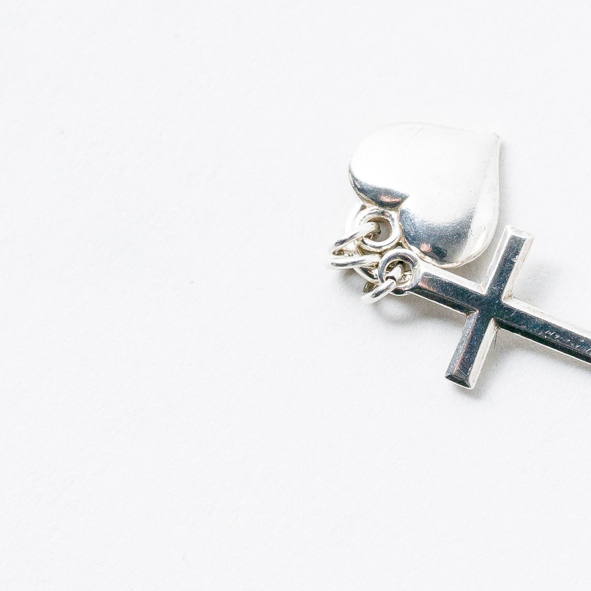 Anhänger 835 Silber Herz Kreuz 1,6 cm 1,04 g4