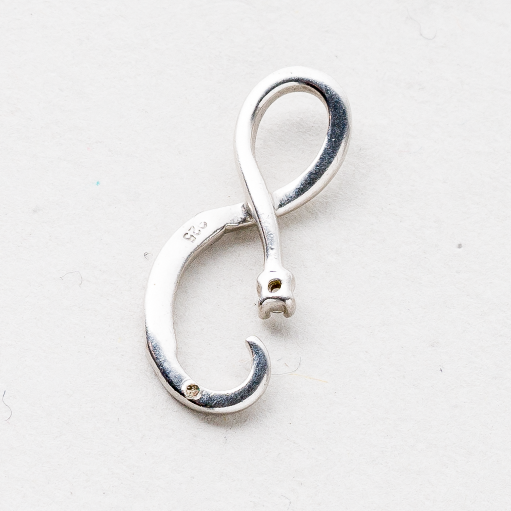 Anhänger Steinbesatz 925er Silber 0,95 g 2 cm1
