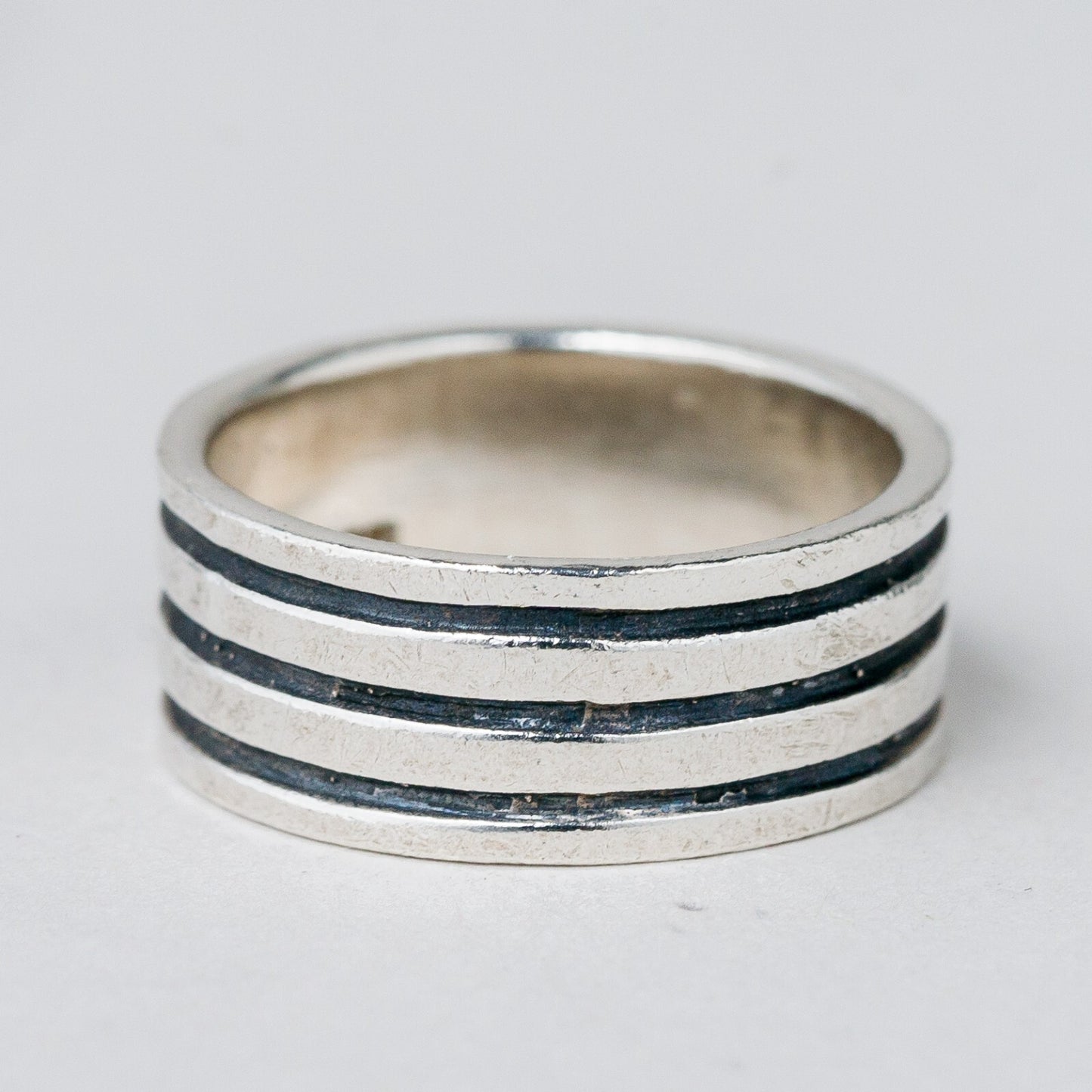 Silber Ring 925 Größe 53 (16,8 mm Ø) 5,32 g3
