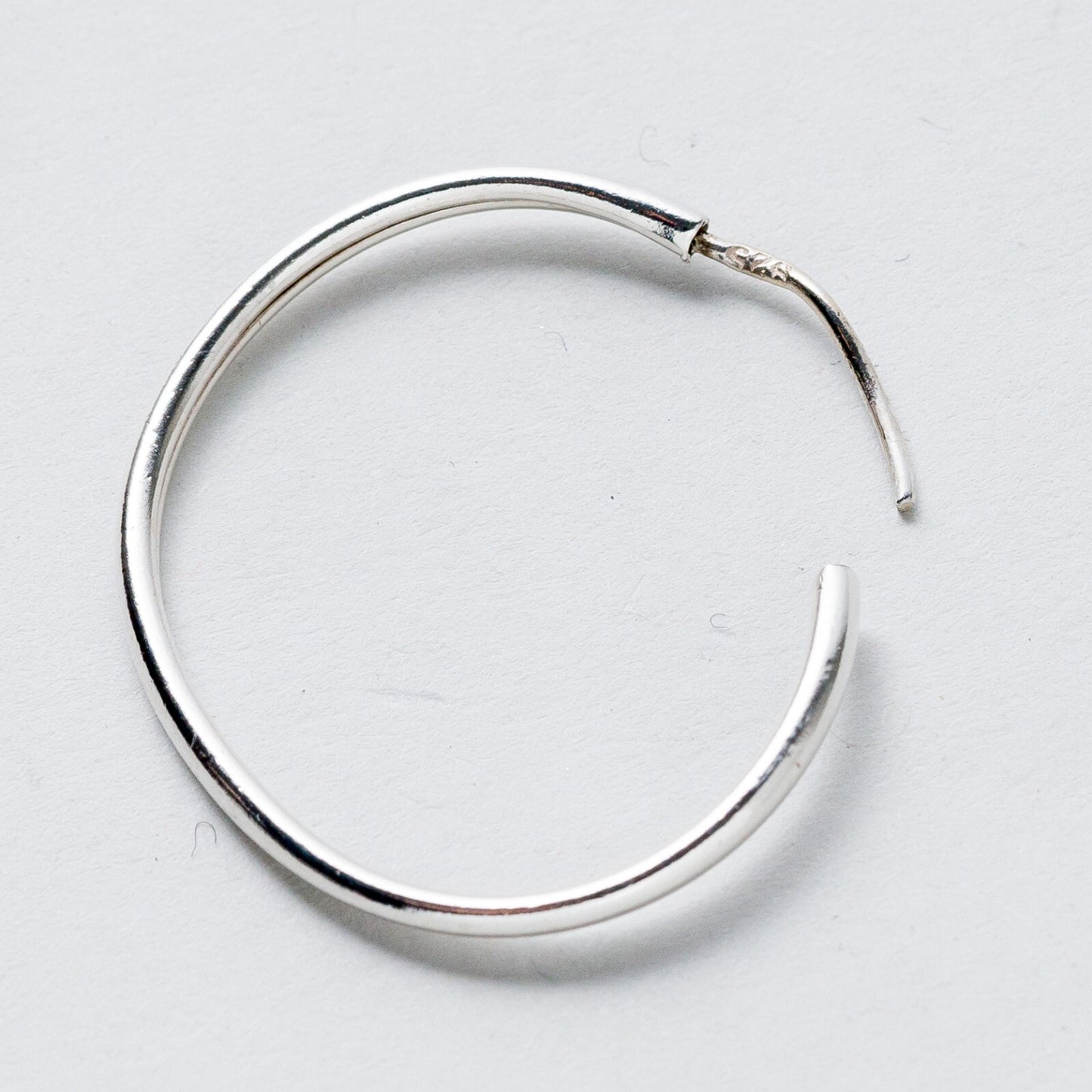 Einzelner Ohrring Creole Silber 925 0,68 g6
