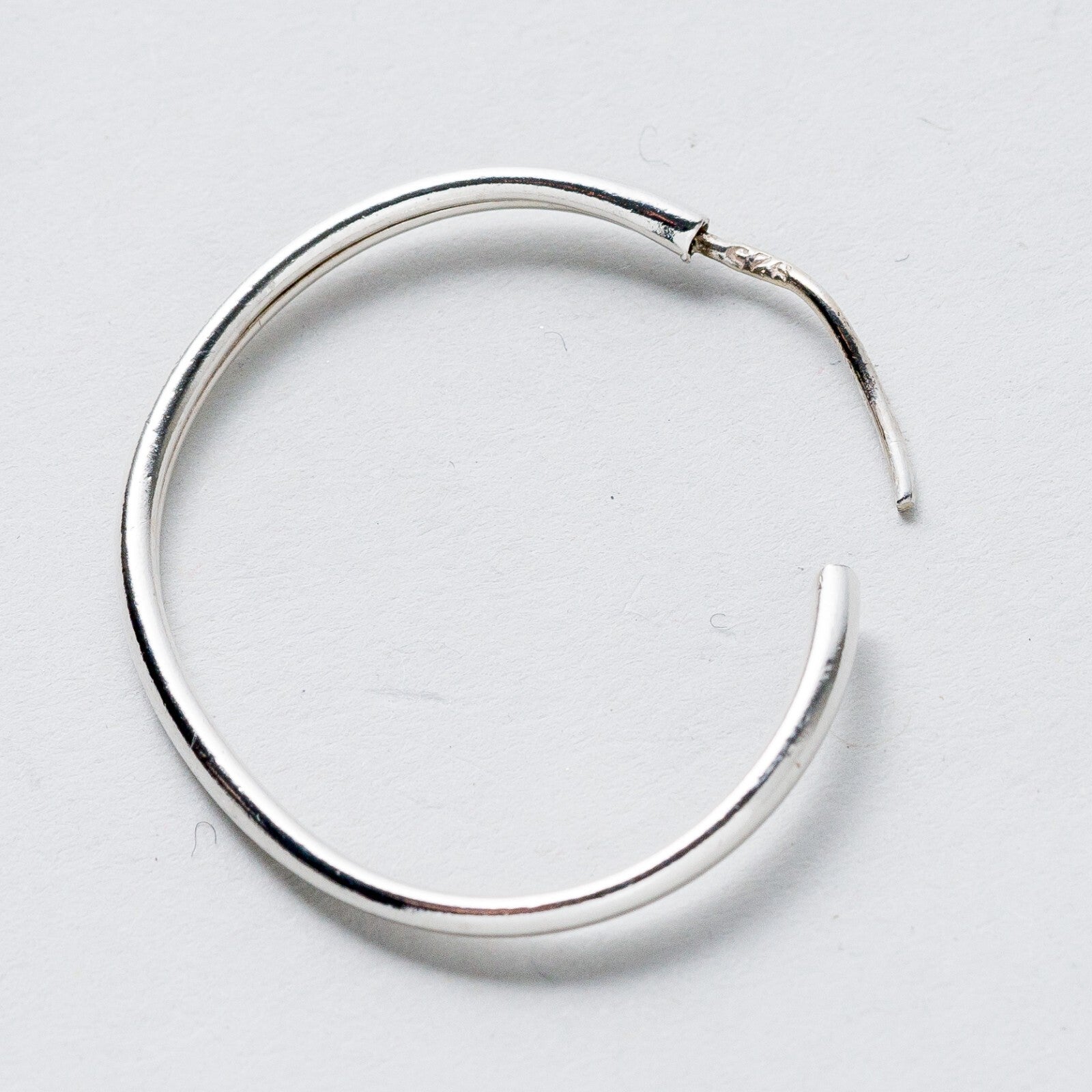 Einzelner Ohrring Creole Silber 925 0,68 g6