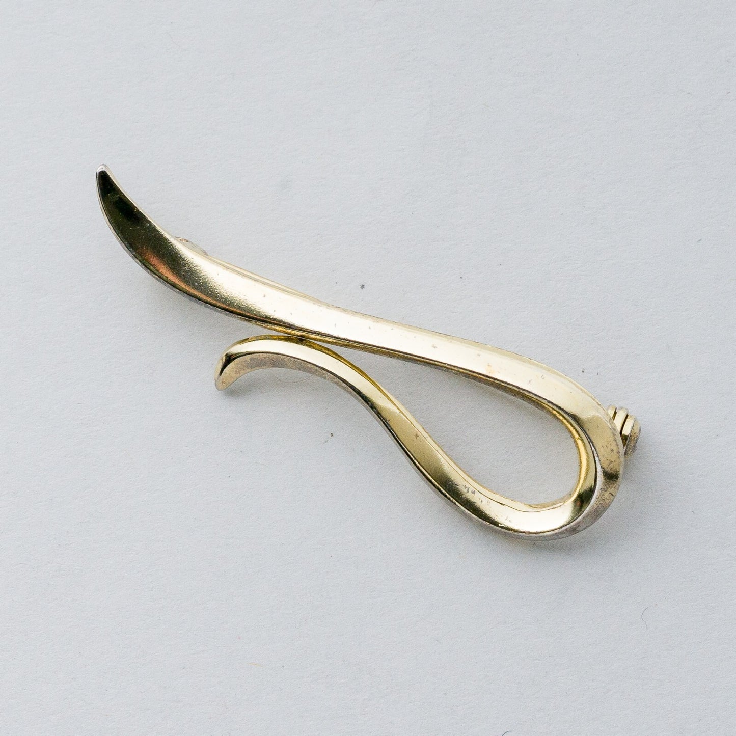 Silber Brosche Spange 835 vergoldet Reh-Punze 3,54 g6