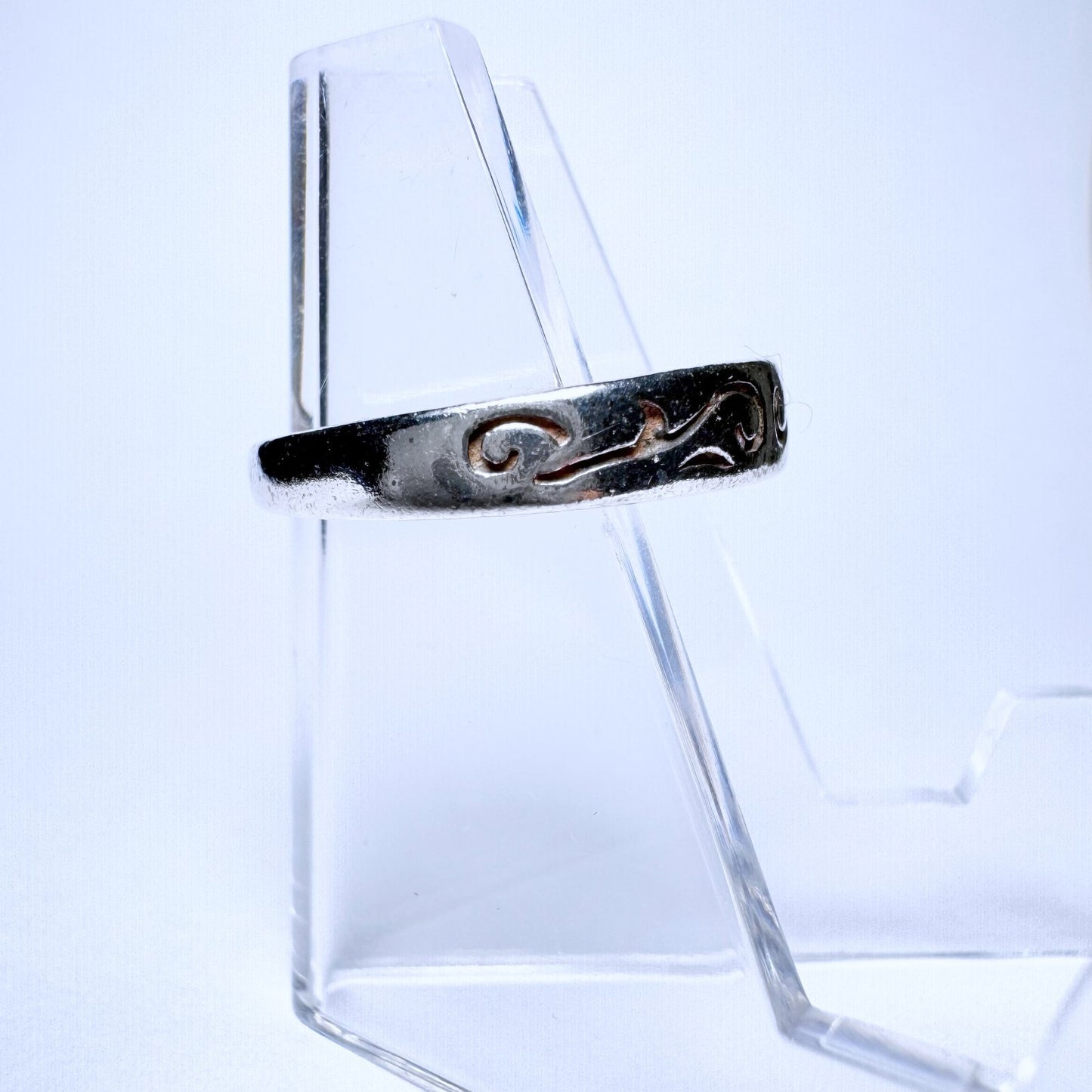 Ring 925er Silber Größe 53 mit orientalischem Muster 2,22g4