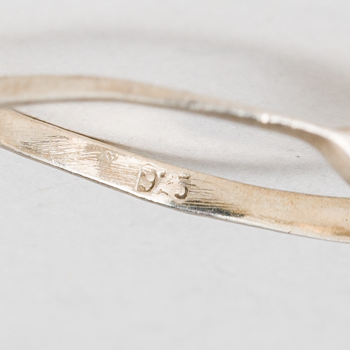 Ring 925er Silber 0,96 g Größe 51 (16,2 mm Ø)3