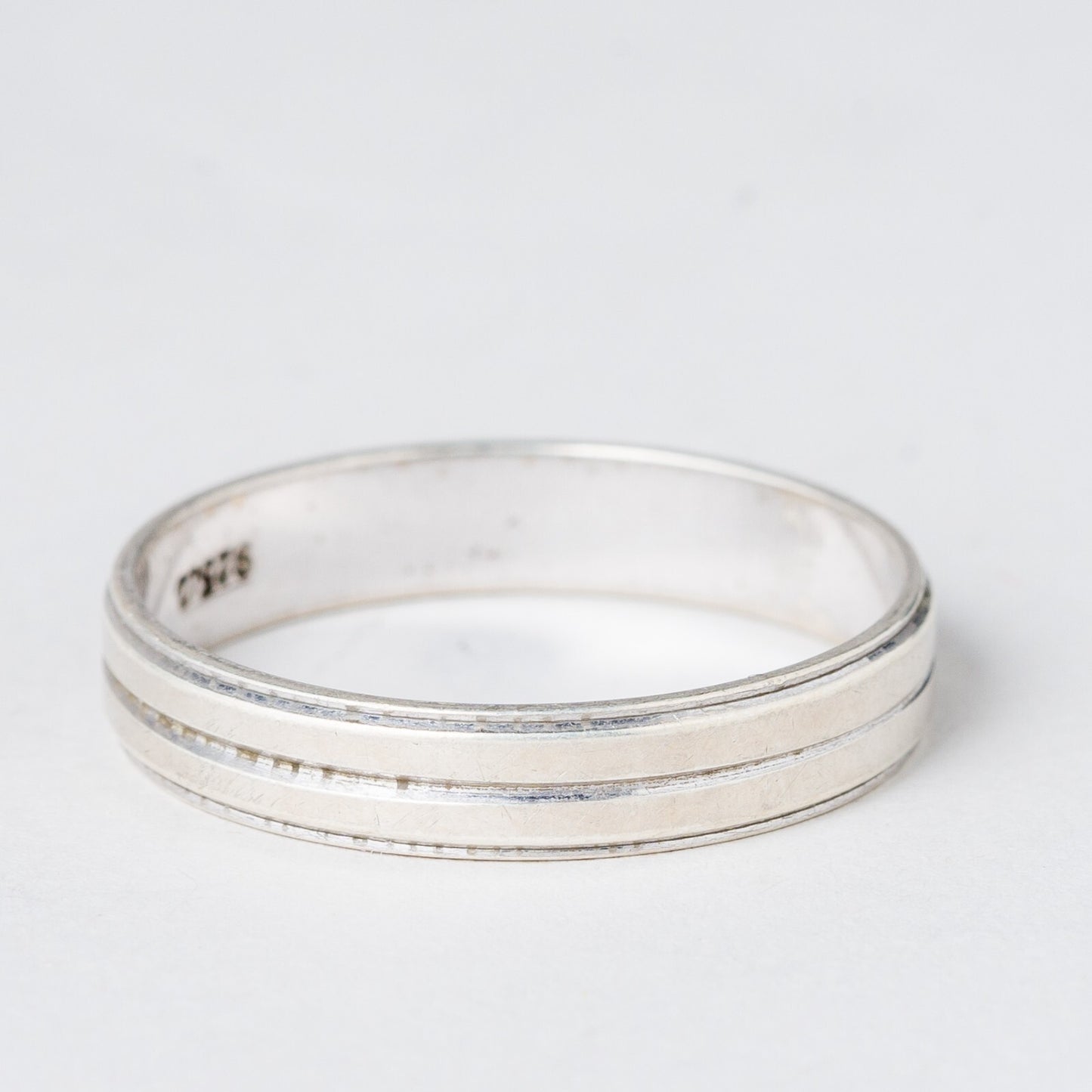Silber Ring 925 Größe 68 (21,6 mm Ø) 3,1 g3