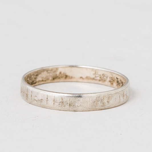 Ring Gravur innen "Frank" 835er Silber 1,02 g Größe 51 (16,2 mm Ø)0