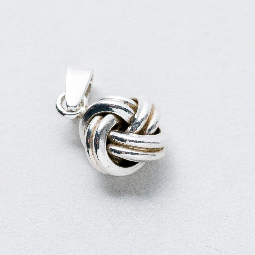Anhänger 835 Silber Knoten 1,4 cm 1,32 g5