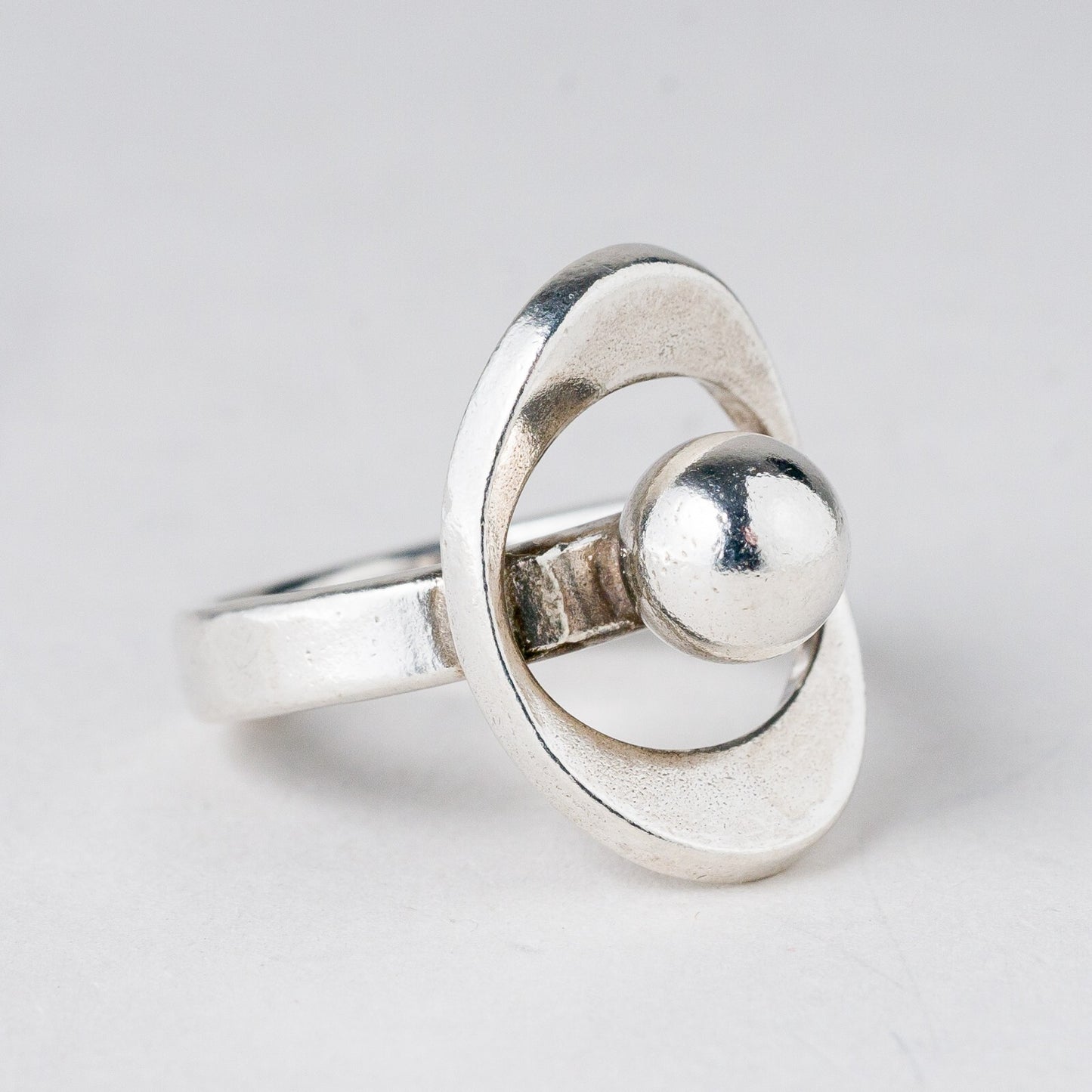 Silber Ring 800 Größe 49 (15,6 mm Ø) 5,76 g6