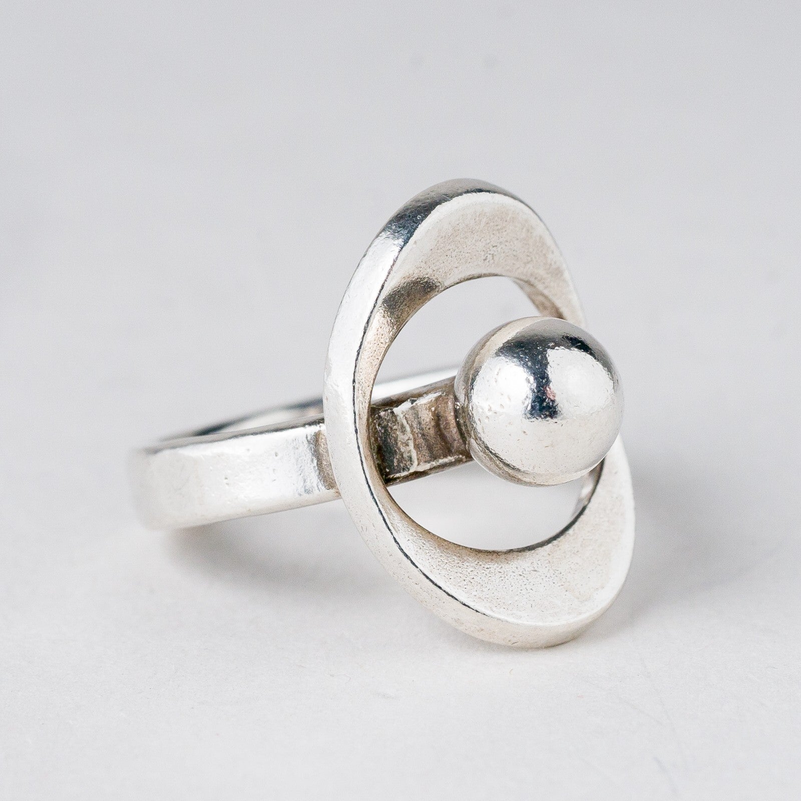 Silber Ring 800 Größe 49 (15,6 mm Ø) 5,76 g6