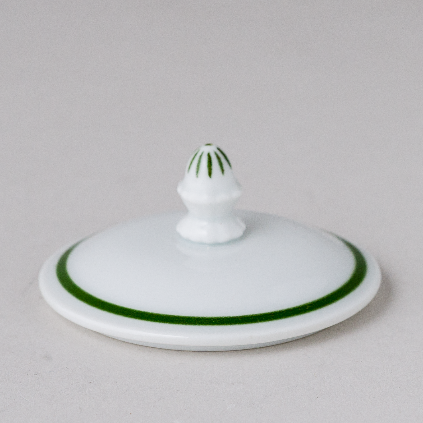 1 x Porzellan Deckel Weinlaub 5,5 cm3