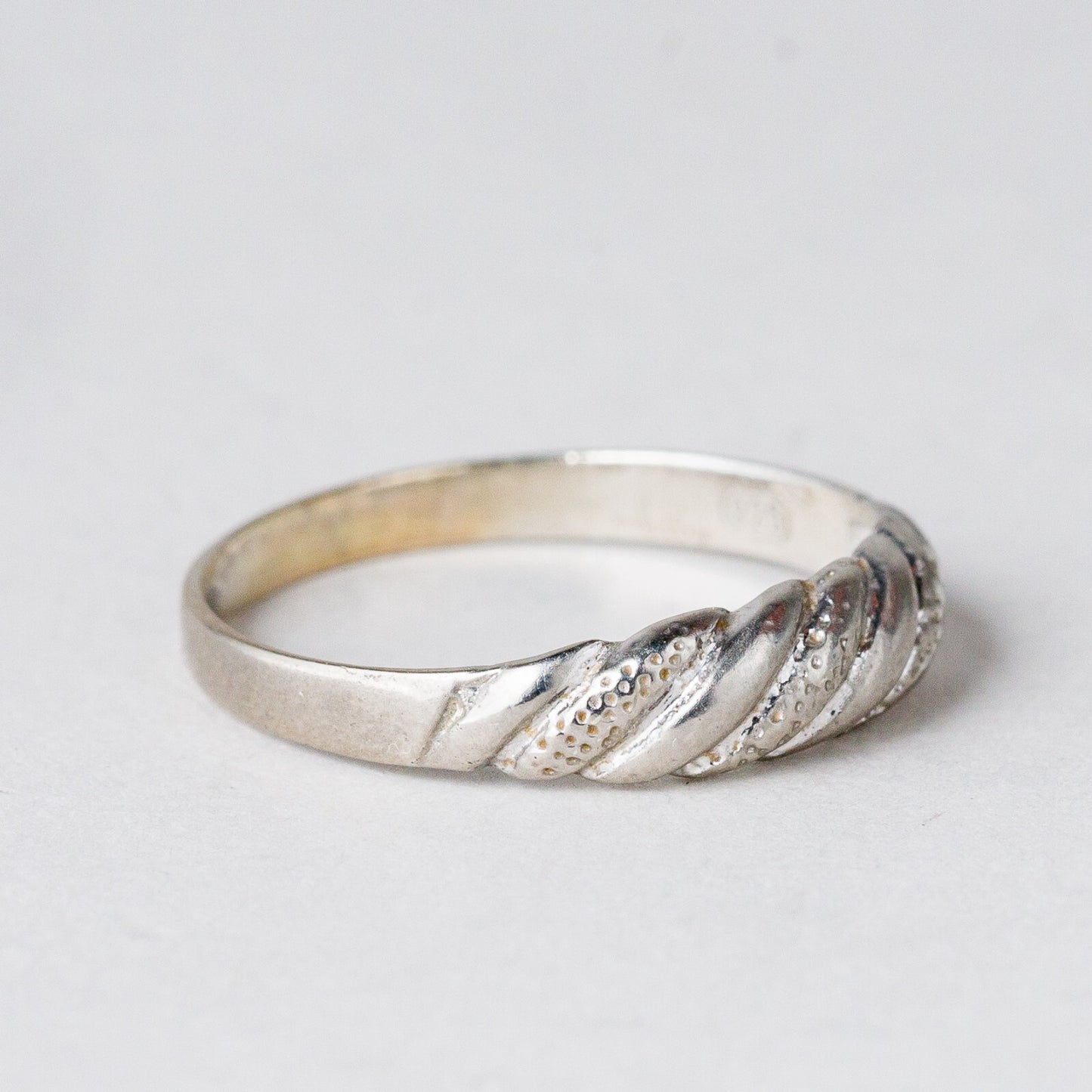Silber Ring 925 Größe 58 (18,4 mm Ø) 1,51 g5
