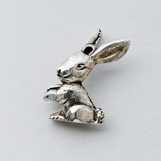 Silber Anhänger Kettenanhänger 835 Hase 2,91 g0