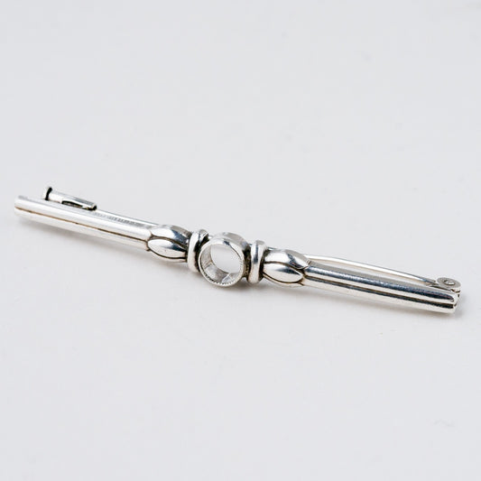 Silber Brosche 835 Ohne Stein 4,45 g0