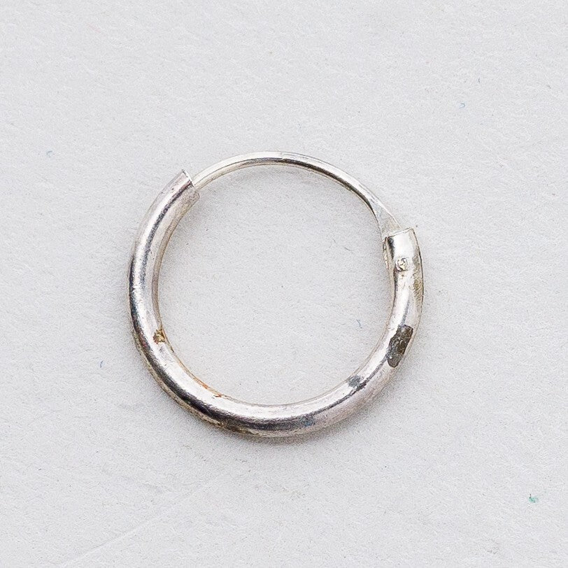 Einzelner Ohrring Creole Silber 0,27 g3